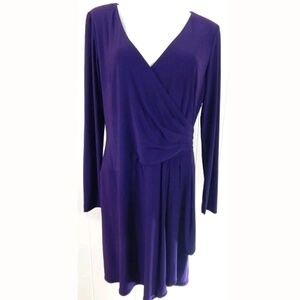 Eliza J Royal Collection Faux Wrap Jersey Dress